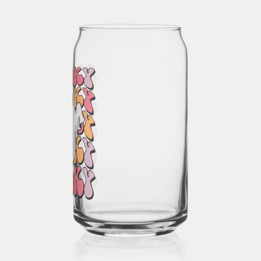 Spooky Retro Ghost Dosenglas (Links)