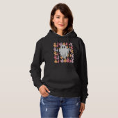 Spooky Retro Ghost Hoodie (Vorne ganz)