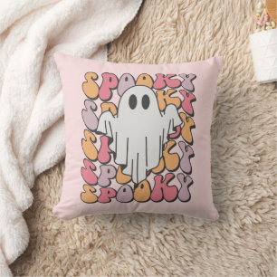 Spooky Retro Ghost Kissen