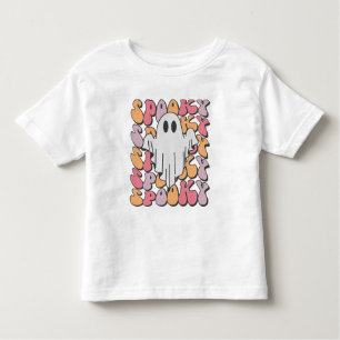 Spooky Retro Ghost Kleinkind T-shirt
