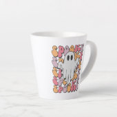 Spooky Retro Ghost Milchtasse (Rechte Ecke)