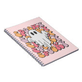 Spooky Retro Ghost Notizblock (Rechte Seite)