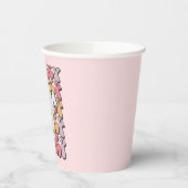 Spooky Retro Ghost Pappbecher (Links)