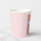 Spooky Retro Ghost Pappbecher (Rechts)