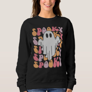 Spooky Retro Ghost Sweatshirt