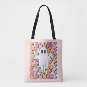 Spooky Retro Ghost Tasche