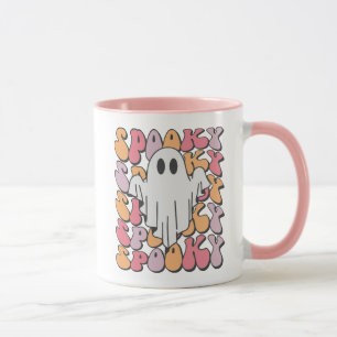 Spooky Retro Ghost Tasse