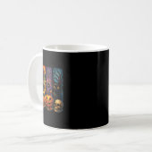 Spooky Retro Ghost Witz Funny Halloween Jungs Kind Kaffeetasse (Vorderseite Links)