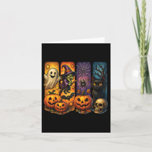 Spooky Retro Ghost Witz Funny Halloween Jungs Kind Karte