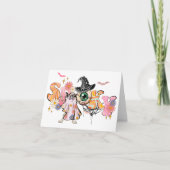 Spooky Retro Halloween Karte (Vorderseite)