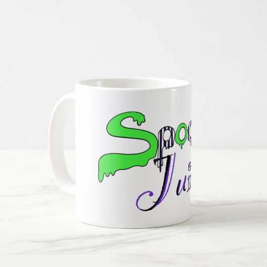 Spooky Saft Kaffee Kaffeetasse (Vorderseite Links)