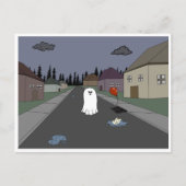 Spooky Saison 2022 Happy Hauntings Postkarte (Vorderseite)