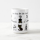 Spooky Saison Black Cat Halloween Kaffeetasse (Mittel)