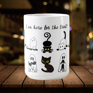Spooky Saison Black Cat Halloween Kaffeetasse