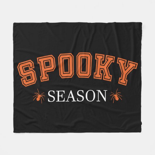 Spooky-Saison Fleecedecke (Vorderseite (Horizontal))