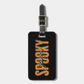 Spooky-Saison Gepäckanhänger (Vorderseite vertikal)