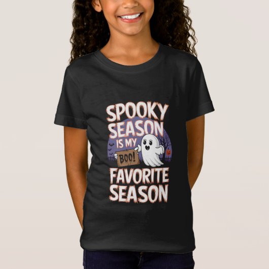 Spooky-Saison Halloween T-Shirt (Vorderseite)