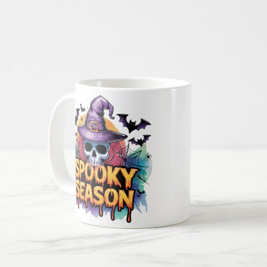 Spooky-Saison Kaffeetasse (Vorderseite Links)