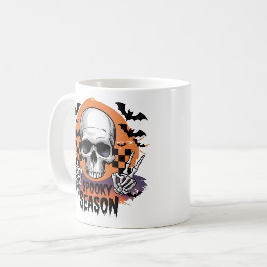 Spooky-Saison Kaffeetasse (Vorderseite Links)