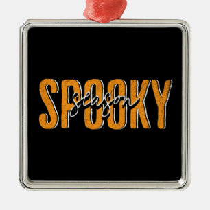 Spooky-Saison Ornament Aus Metall