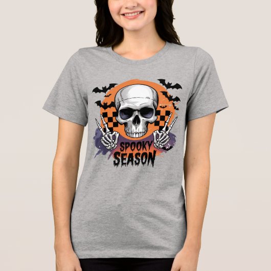 Spooky-Saison Tri-Blend Shirt (Vorderseite)