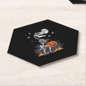 Spooky Saurus Halloween Dinosaur Untersetzer (angewinkelt)