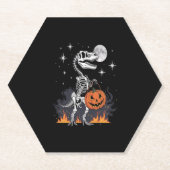 Spooky Saurus Halloween Dinosaur Untersetzer (Vorderseite)