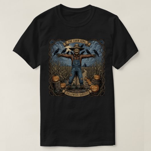 Spooky Scarecrow T-Shirt (Design vorne)