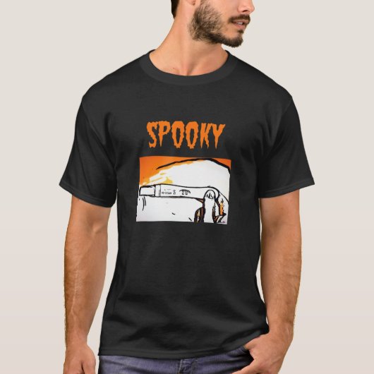 Spooky Schwangerschaft Halloween. Schwangerschaft  T-Shirt (Vorderseite)