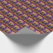Spooky Scottish Terrier Halloween Hexch Pumpkin Geschenkpapier (Ecke)