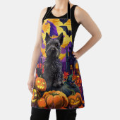 Spooky Scottish Terrier Halloween Hexch Pumpkin Schürze (InSitu)