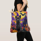 Spooky Scottish Terrier Halloween Hexch Pumpkin Tasche (Von Nahem)
