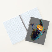 Spooky Scribbles: Halloween Custom Spiral Notebook Notizblock (Innenseite)