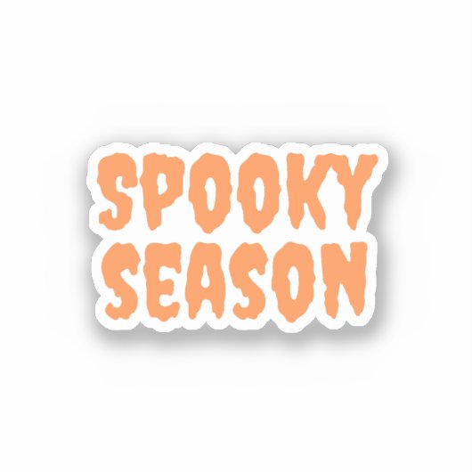 Spooky Season Aufkleber (Vorderseite)