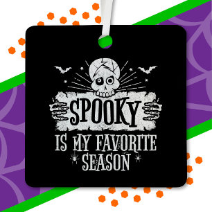 Spooky Season Beängstigend Skeleton Fledermäuse Ha Ornament Aus Metall