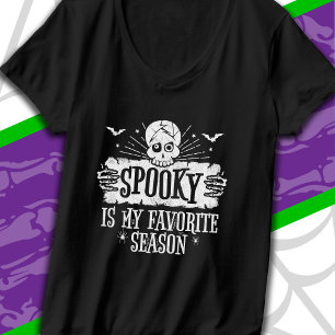Spooky Season Beängstigend Skeleton Fledermäuse Ha T-Shirt