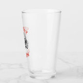 Spooky Season Beängstigend Skull Halloween Glas (Links)
