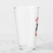 Spooky Season Beängstigend Skull Halloween Glas (Rechts)