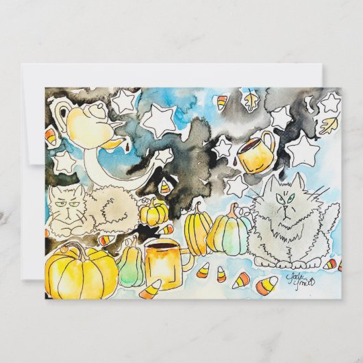 Spooky Season Card Feiertagskarte (Vorderseite)