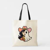 Spooky Season Cowgirl und Coole Ghoul Cowgirl Tasc Tragetasche (Rückseite)