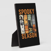 Spooky Season � Cute Ghost, Black Cat, Pumpkin & H Fotoplatte (Seite)