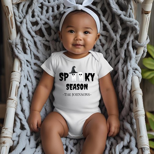 Spooky Season - erstes Halloween-Outfit Baby Strampler