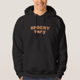 Spooky Season Fright Night Party Typografie Hoodie