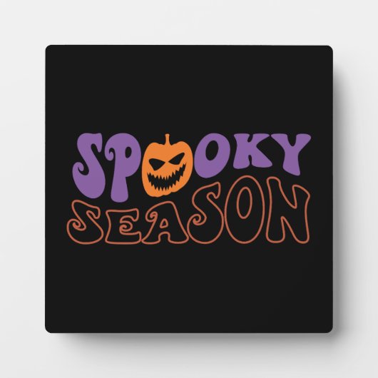 Spooky Season - Funny Halloween Fotoplatte (Vorderseite)