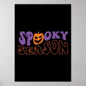 Spooky Season - Funny Halloween Poster (Vorne)