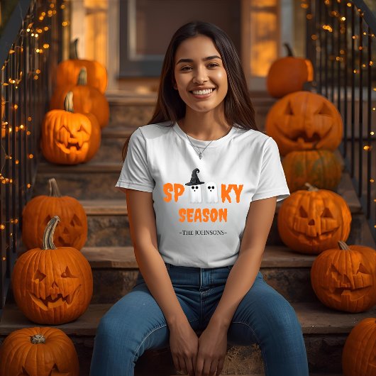 Spooky Season Ghost Shirt - Funny Halloween T-Shir