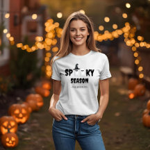 Spooky Season Ghost Shirt - Funny Halloween T-Shir