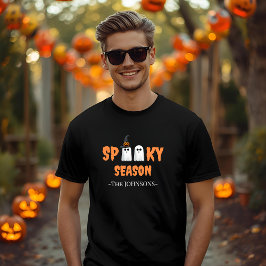 Spooky Season Ghost Shirt - Funny Halloween T-Shir
