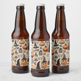 Spooky Season - Halloween-Bierlabel Bierflaschenetikett