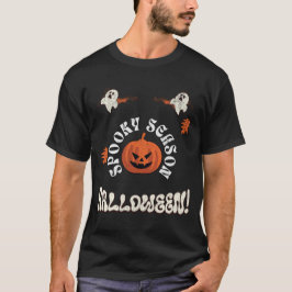 Spooky Season Halloween Design mit Geistern T-Shirt